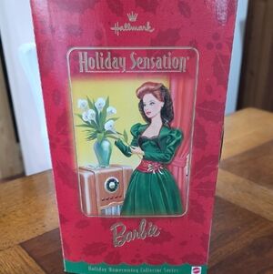 Hallmark Holiday Sensation Barbie - Red and Green